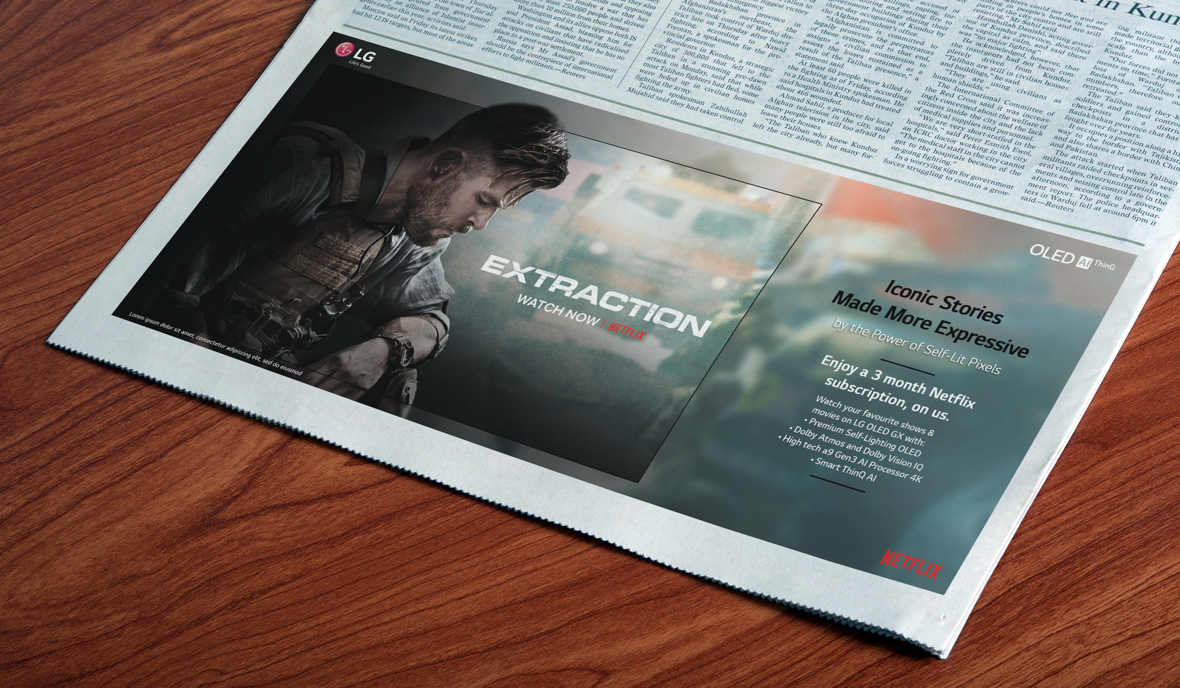 Extraction-Newspaper